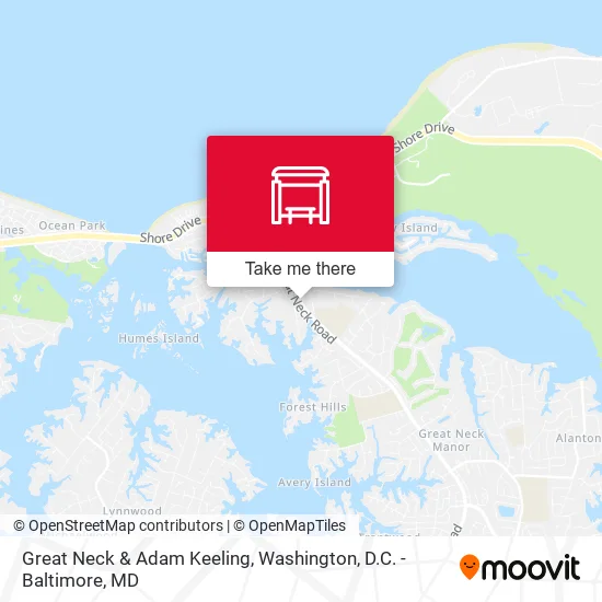 Great Neck & Adam Keeling map