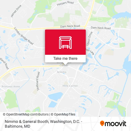 Nimmo & General Booth map