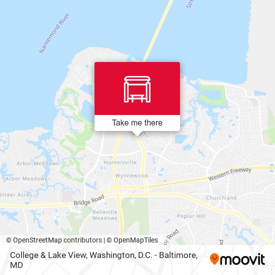 Mapa de College & Lake View