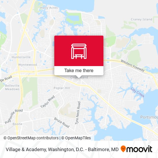 Village & Academy map
