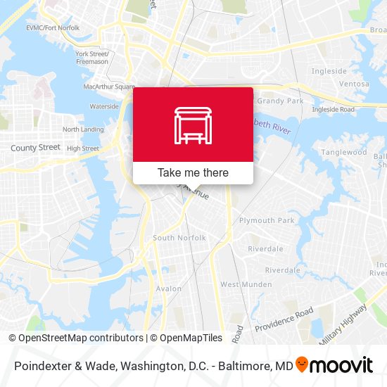 Poindexter & Wade map