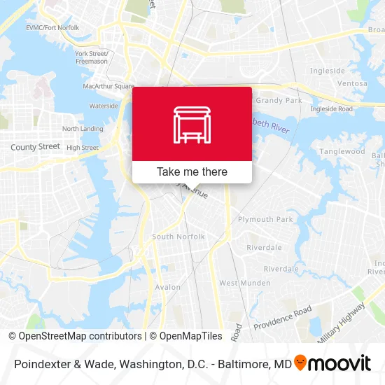 Poindexter & Wade map