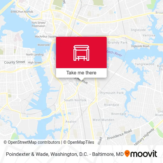 Poindexter & Wade map