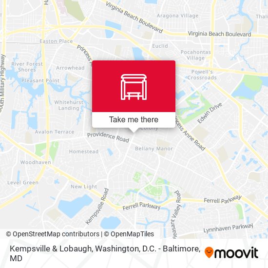 Mapa de Kempsville & Lobaugh