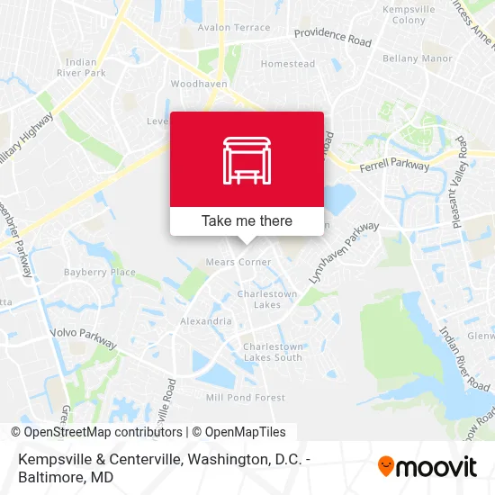 Kempsville & Centerville map