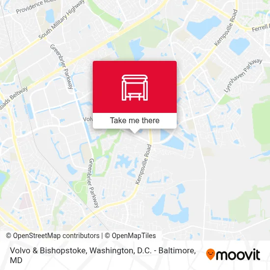 Volvo & Bishopstoke map