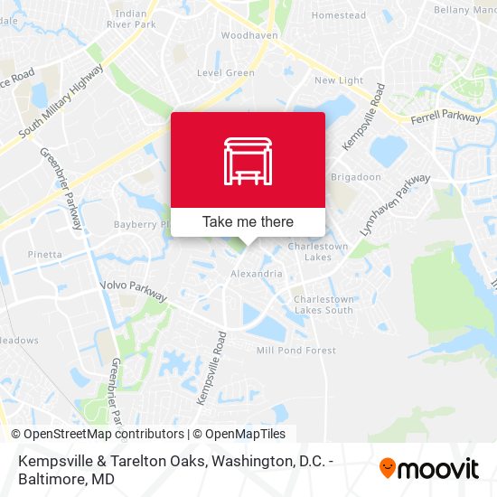 Kempsville & Tarelton Oaks map