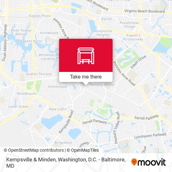 Kempsville & Minden map