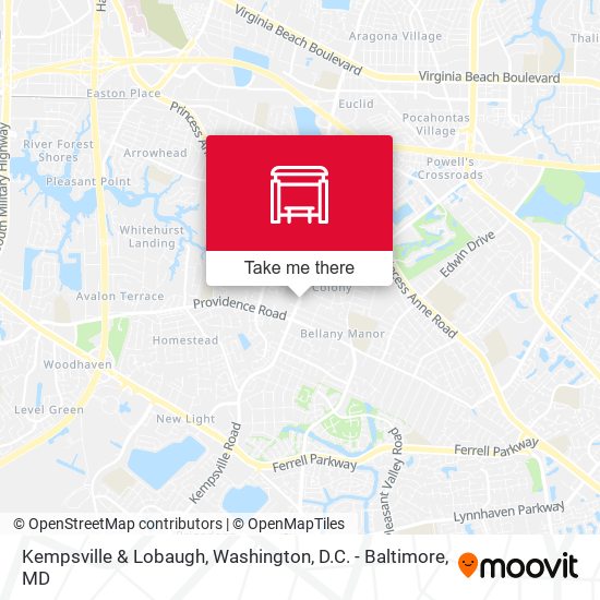 Mapa de Kempsville & Lobaugh