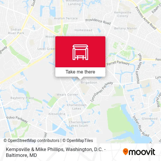 Kempsville & Mike Phillips map