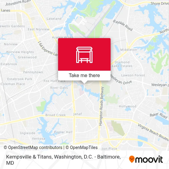 Kempsville & Titans map