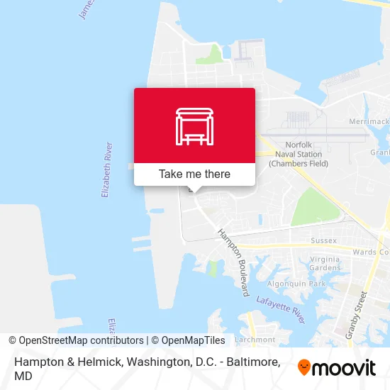 Hampton & Helmick map