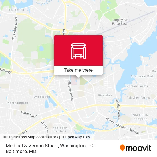 Medical & Vernon Stuart map