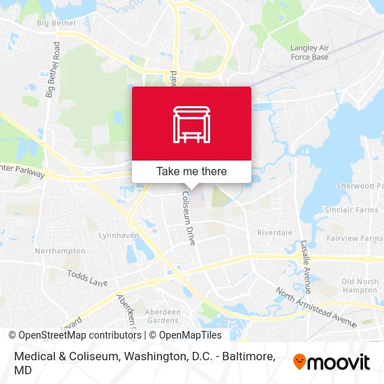 Medical & Coliseum map