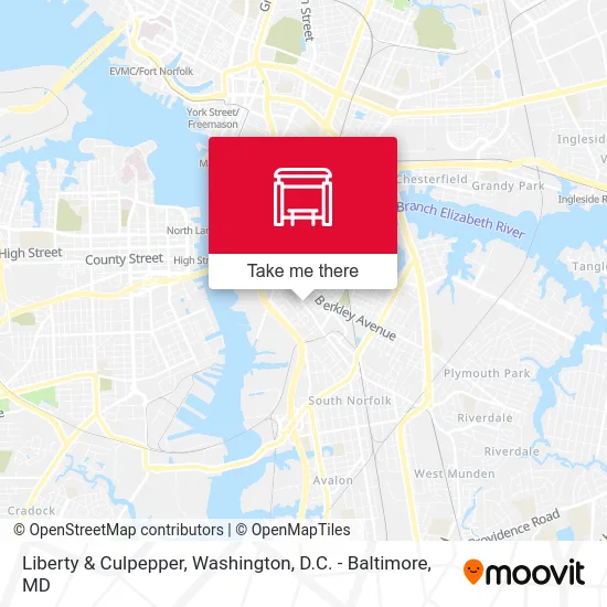 Liberty & Culpepper map