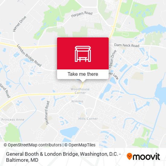 Mapa de General Booth & London Bridge