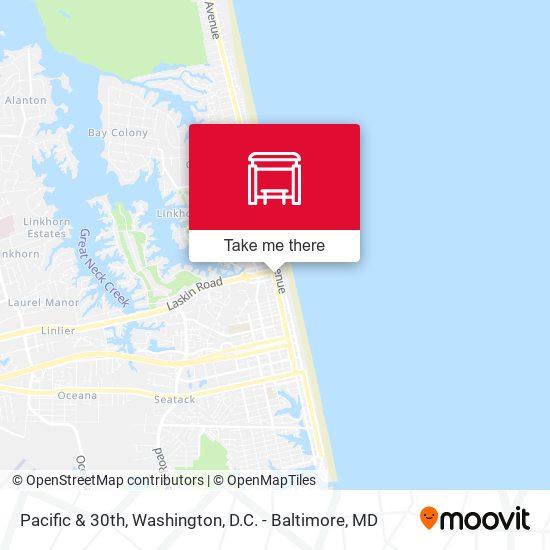 Mapa de Pacific & 30th