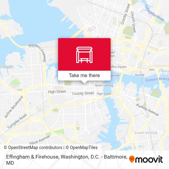 Effingham & Firehouse map