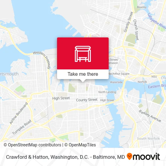 Crawford & Hatton map