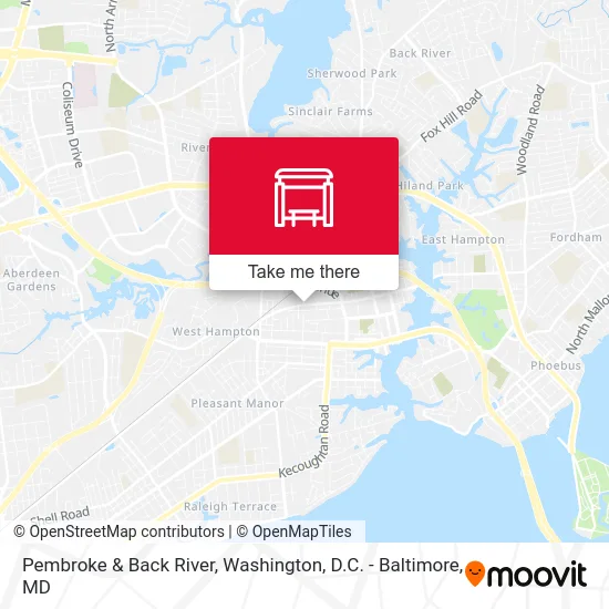 Pembroke & Back River map