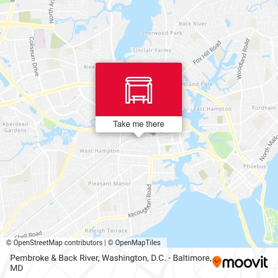 Pembroke & Back River map