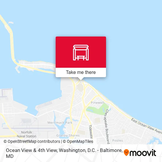 Ocean View & 4th View map