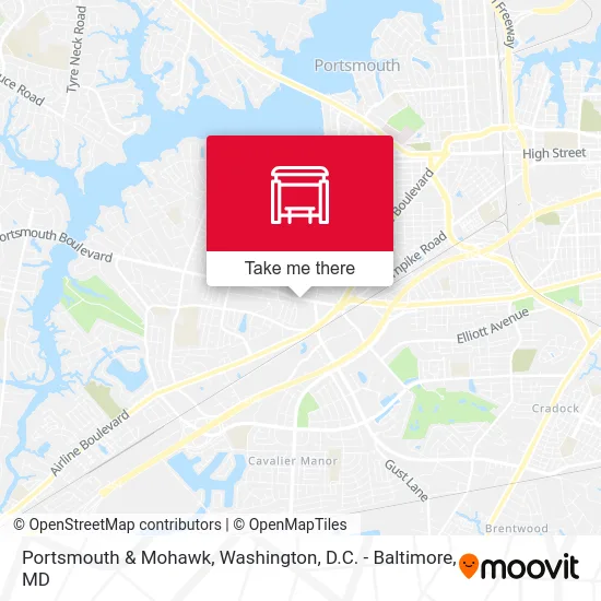 Portsmouth & Mohawk map