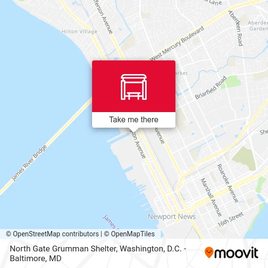 North Gate Grumman Shelter map