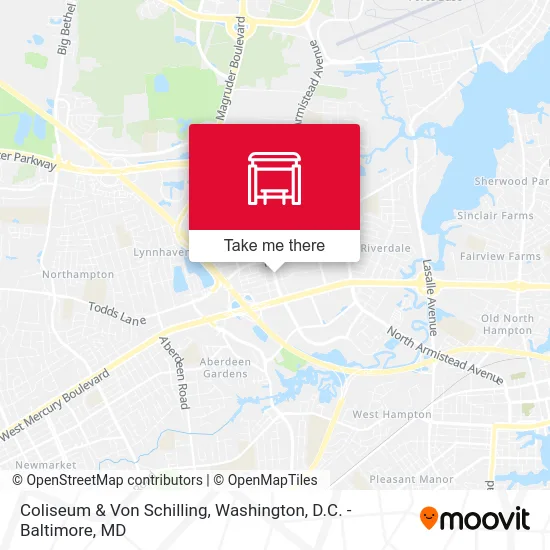 Coliseum & Von Schilling map