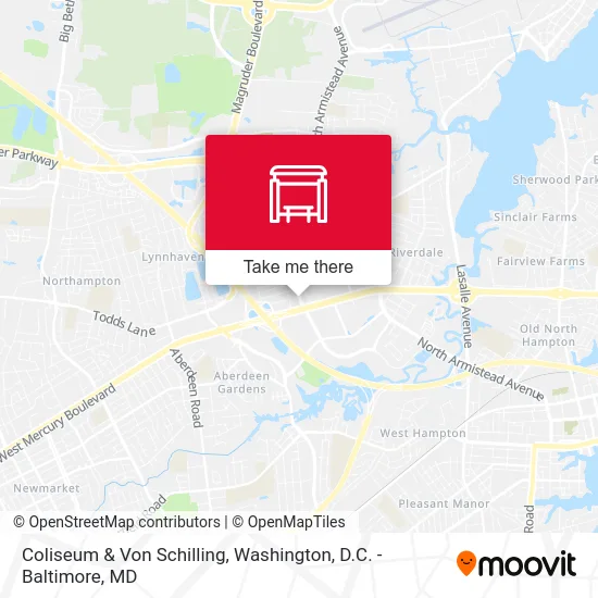 Coliseum & Von Schilling map