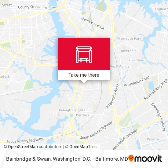 Bainbridge & Swain map