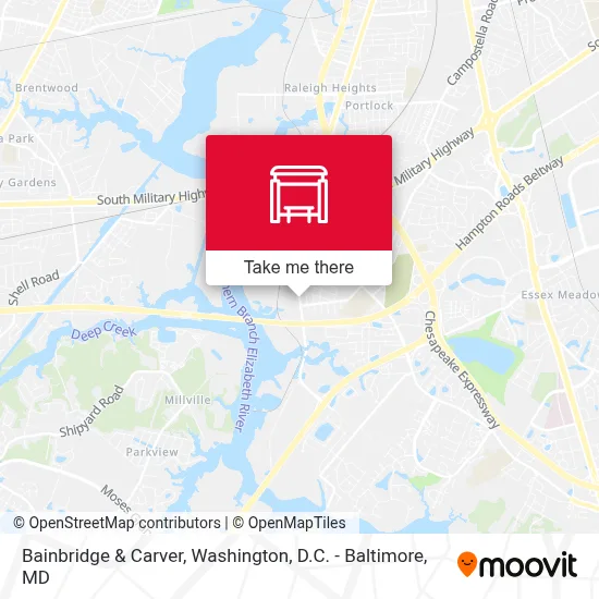 Bainbridge & Carver map