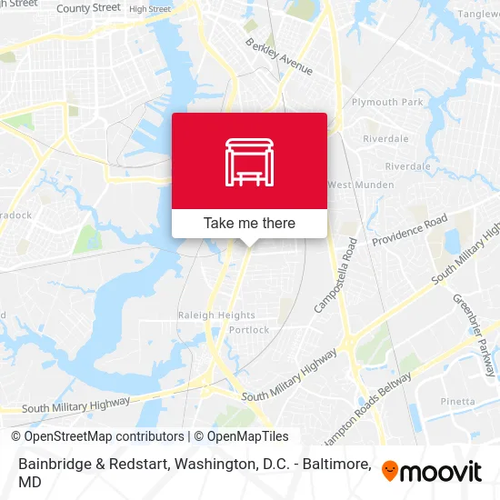 Bainbridge & Redstart map