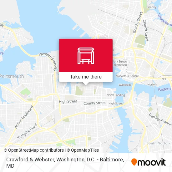 Crawford & Webster map