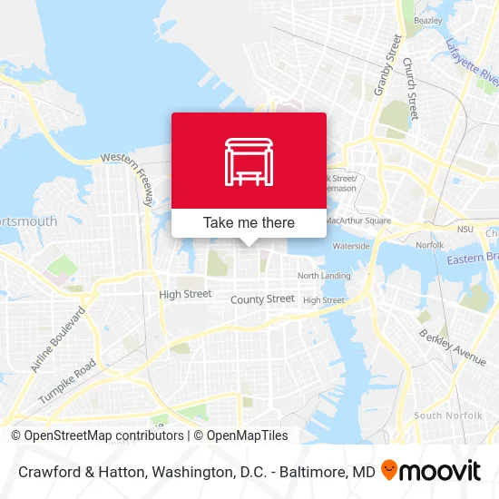 Crawford & Hatton map