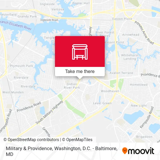 Military & Providence map