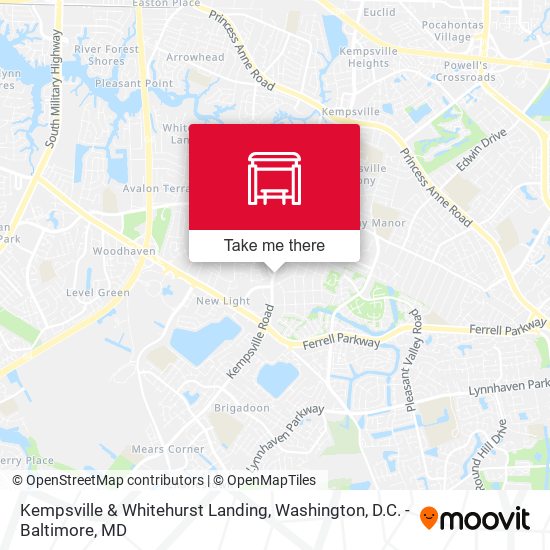 Mapa de Kempsville & Whitehurst Landing
