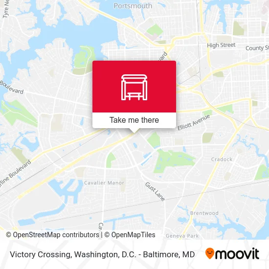 Victory Crossing map