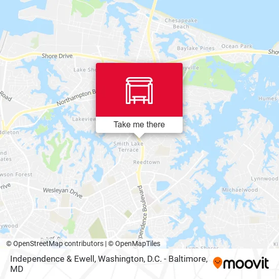Independence & Ewell map