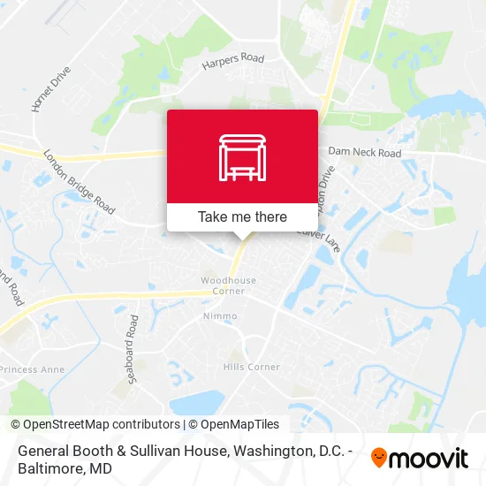 General Booth & Sullivan House map