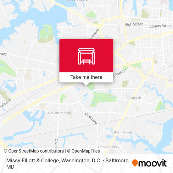 Missy Elliott & College map