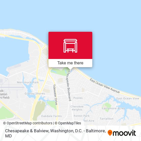 Chesapeake & Balview map