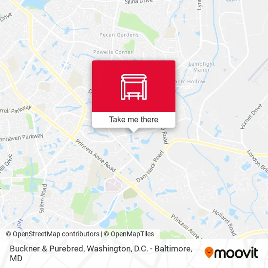 Buckner & Purebred map