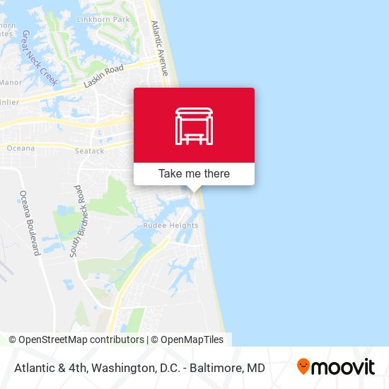 Atlantic & 4th map