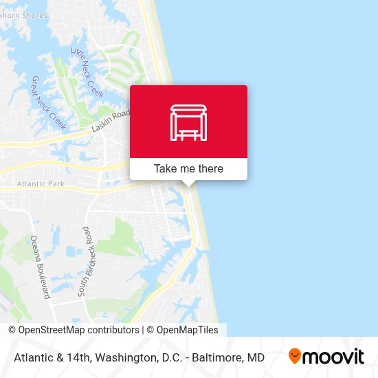 Atlantic & 14th map