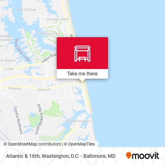 Atlantic & 16th map