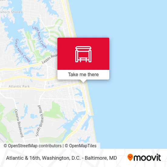 Atlantic & 16th map
