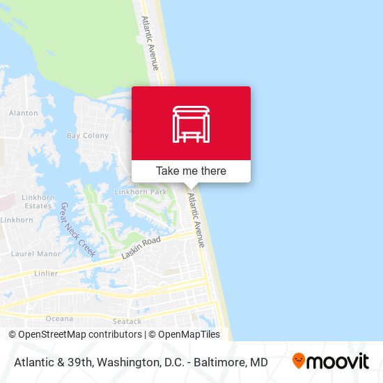 Atlantic & 39th map