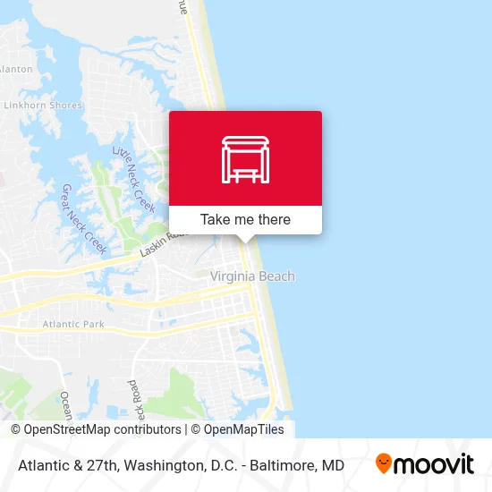 Atlantic & 27th map