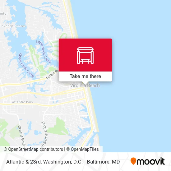 Atlantic & 23rd map